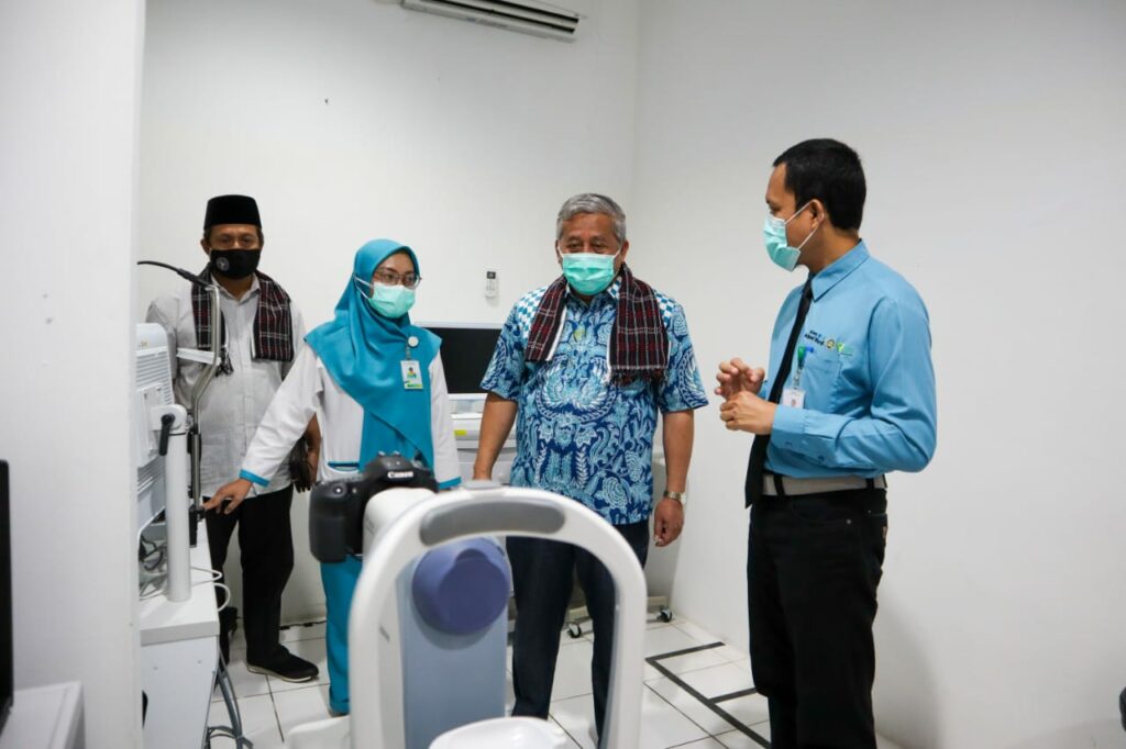 BWI Tilik RS Mata Achmad Wardi, Tinjau Progress Layanan Retina Center