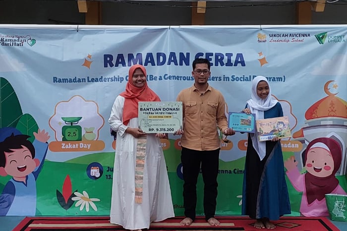 Bekerja sama dengan Dompet Dhuafa, SD Avicenna Cinere menggelar Ramadan Ceria.