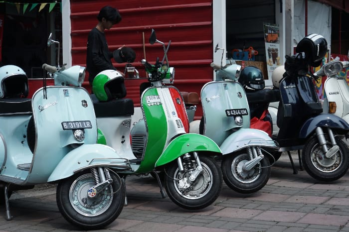 2nd anniversary Komunitas Vespa 60s Jabodetabek