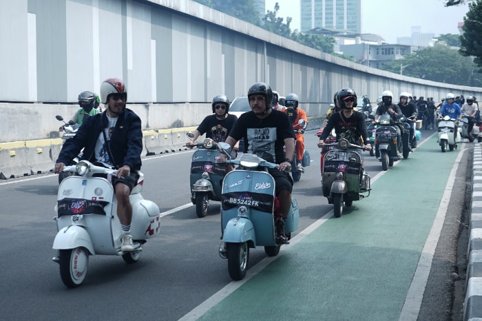 2nd anniversary Komunitas Vespa 60s Jabodetabek