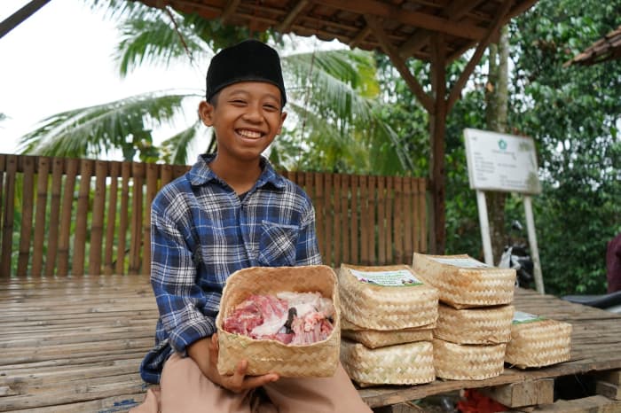 Dompet Dhuafa x jalanpulang.id sedekah daging ke Banten