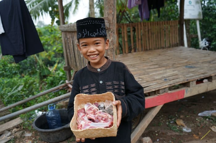 Dompet Dhuafa x jalanpulang.id sedekah daging ke Banten