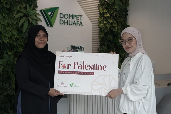 Mukena Siti Khadija Campaign We Stand for Palestine