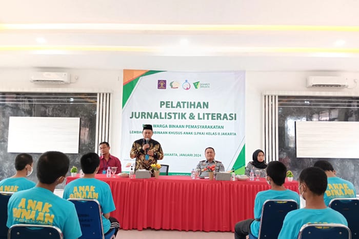 pelatihan jurnalistik untuk warga binaan anak-anak