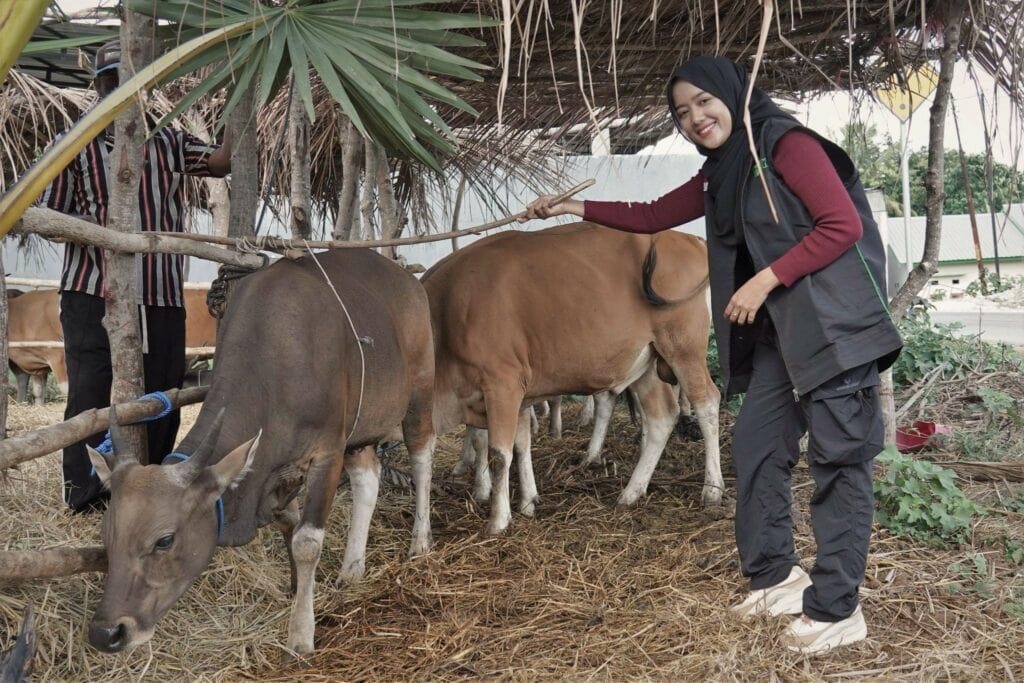 Refleksi Hidup Ocha Nugraha saat mengikuti proses QC hewan kurban bersama Dompet Dhuafa di NTT.