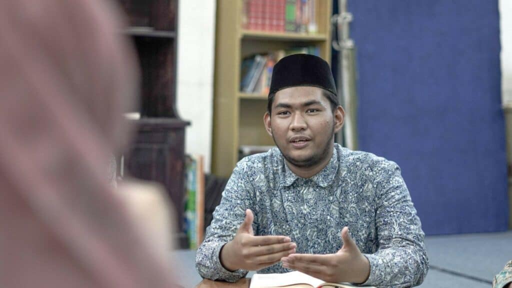 Kenangan Dzaky pada momen ia belajar di kelas eTahfidz.