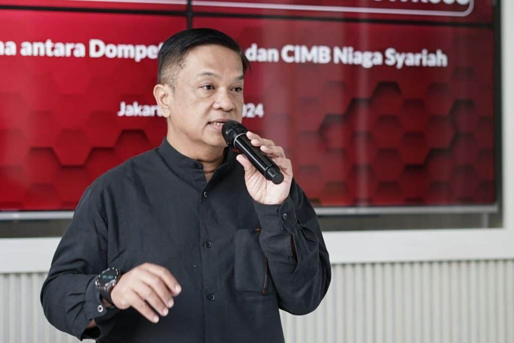 Sambutan oleh Bung Aldilla selaku Head of Sharia Consumer CIMB Niaga Syariah.