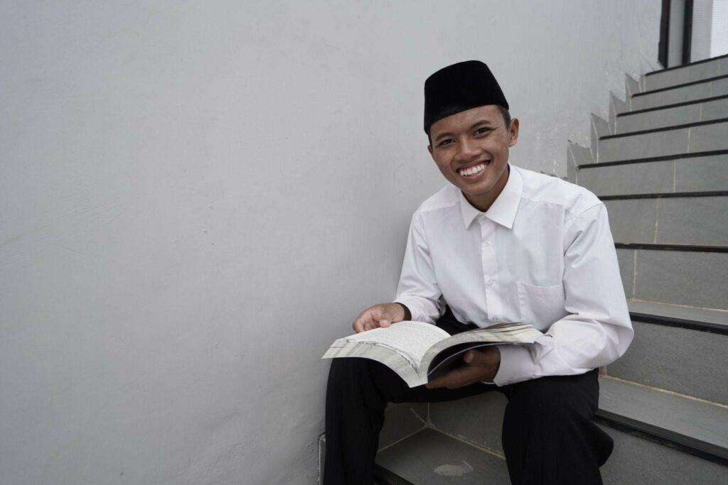 Potret seorang Muhammad Yusuf Al Qordhowi (16), salah satu santri Pesantren Tahfidz Green Lido (PTGL) Sukabumi asal Gunung Kidul, Yogyakarta.