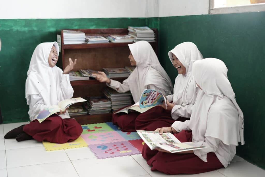 Ceruk Ilmu di salah satu ruang kelas SD Inpres Betun.