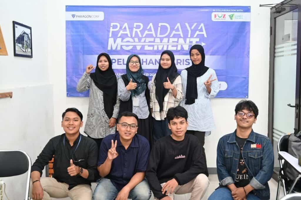 Peserta pelatihan barista batch 2 Program Paradaya Movement dalam kegiatan pembukaan pelatihan di Kampus Utama Institut Kemandirian, Tangerang, Senin (04/11/2024).