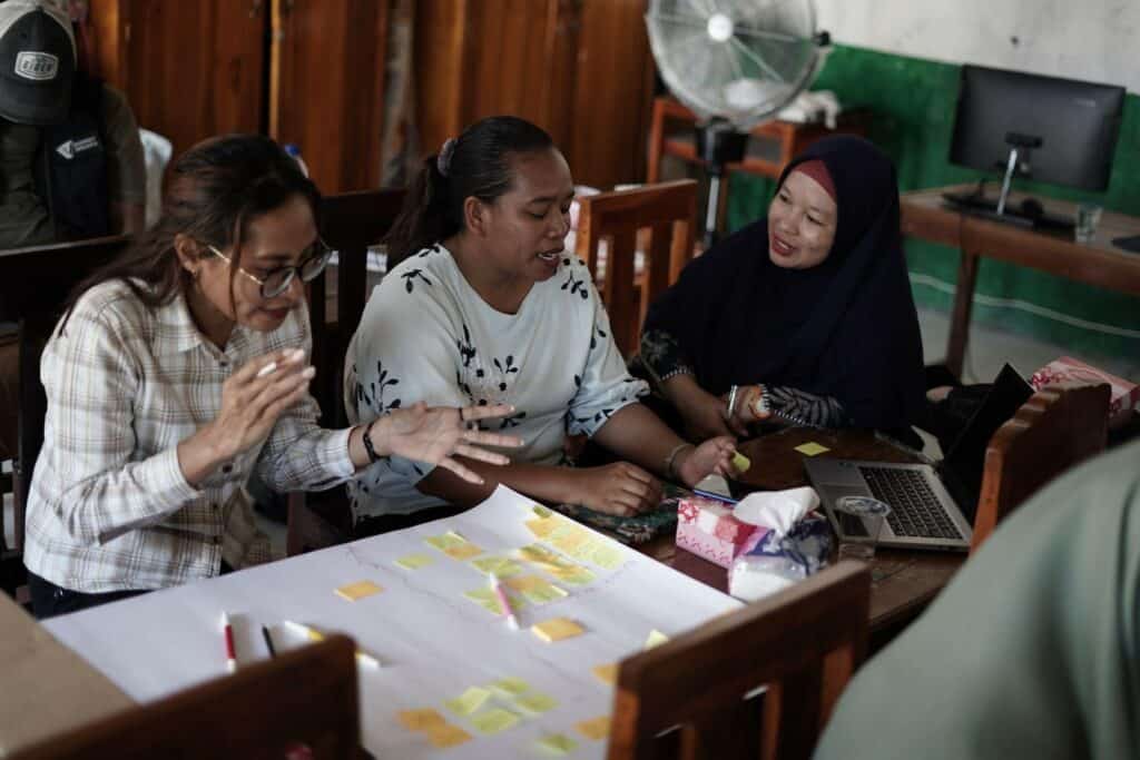 Guru-guru peserta seminar literasi di Malaka, NTT, Selasa (12/11/2024).