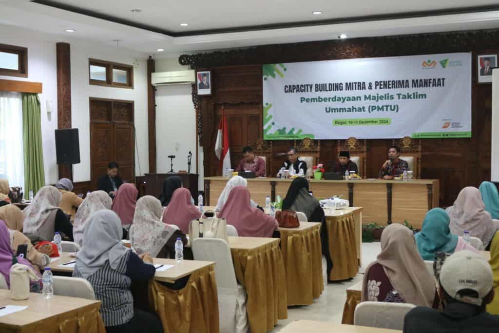 Rangkaian Capacity Building untuk Mitra dan Penerima Manfaat Program Pemberdayaan Majelis Ta'lim Ummahat (PMTU) yang diselenggarakan oleh LPM Dompet Dhuafa di Kabupaten Bogor,pada Rabu & Kamis (10 & 11/12/2024). 