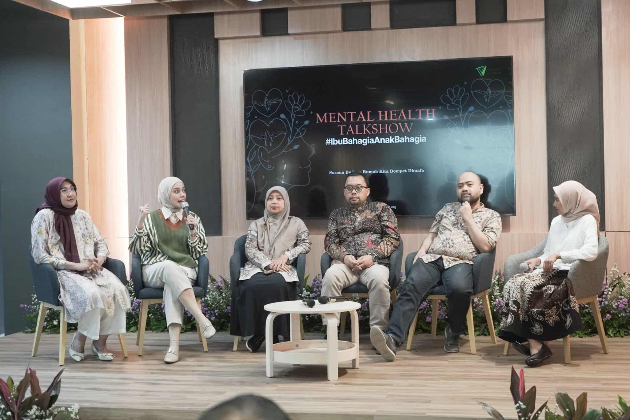 Talkshow Kesehatan Mental #IbuBahagiaAnakBahagia, Rabu (18/12/2024), di Sasana Budaya Rumah Kita, Jakarta Selatan.